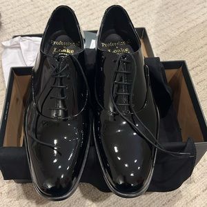BRAND NEW Loake patten leather tuxedo men’s shoes in size 9M (UK sizing) $290 !